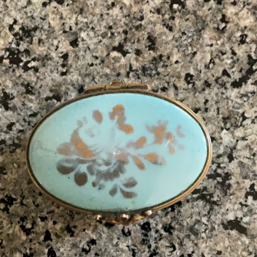 Floral Oval Box
